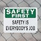 Signmission Safety Culture Sign, 14 in Width, Plastic, Rectangle OS-2PACK-SF-P-1014-L-19601 - alternate 3